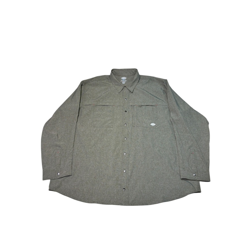 Dickies Mens Cooling Temp IQ Long‎ Sleeve Button Down Shirt 4XL